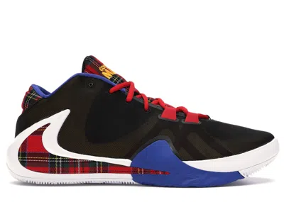 Pre-owned Nike Men's  Zoom Freak 1 Employee Of The Month Sneakers In Black/white/game Royal