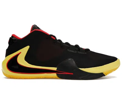 Pre-owned Nike Men's  Zoom Freak 1 Soul Glo Sneakers In Black/red Orbit/opti Yellow In Multi