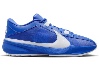 Pre-owned Nike Men's  Zoom Freak 5 Tb Sneakers In Game Royal/white