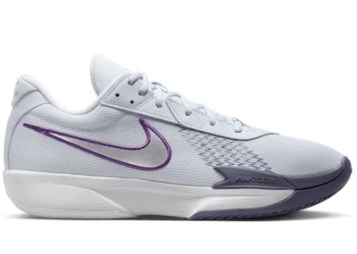 Pre-owned Nike Men's  Zoom Gt Cut Academy Sneakers In Football Grey/purple In Multi