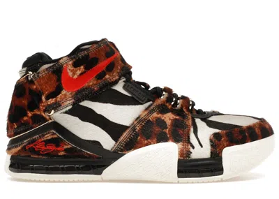 Pre-owned Nike Men's  Zoom Lebron 2 Lx Beast Sneakers In Maple/university Red/black In Multi
