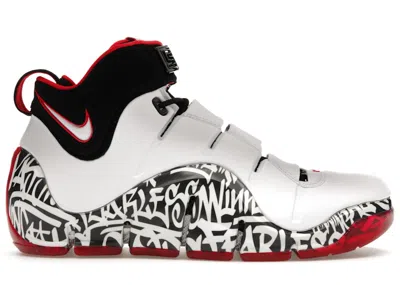 Pre-owned Nike Men's  Zoom Lebron 4 Graffiti (2023) Sneakers In White/black