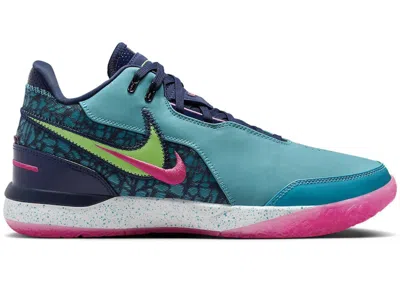 Pre-owned Nike Men's  Zoom Lebron Nxxt Gen Ampd South Beach (translucent Outsole) Sneakers In Dusty Cactus/gree