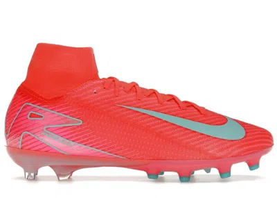 Pre-owned Nike Men's  Zoom Mercurial Superfly 10 Elite Ag Mad Energy Pack Sneakers In Ember Glow/aurora Green In Multi