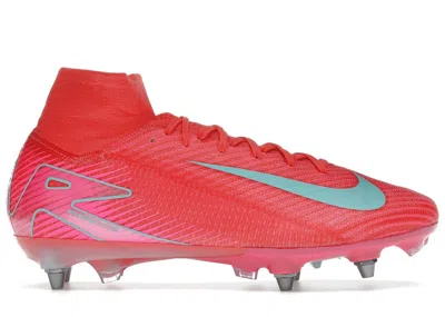 Pre-owned Nike Men's  Zoom Mercurial Superfly 10 Elite Sgpro Mad Energy Pack Sneakers In Ember Glow/aurora Gree In Multi
