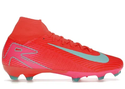 Pre-owned Nike Men's  Zoom Mercurial Superfly 10 Pro Fg Mad Energy Pack Sneakers In Ember Glow/aurora Green In Multi