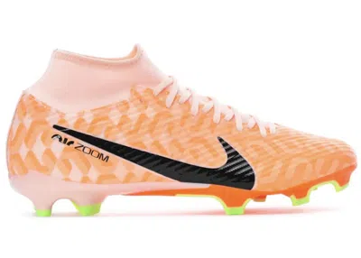 Pre-owned Nike Men's  Zoom Mercurial Superfly 9 Academy Mg United Pack Sneakers In Guava Ice/black