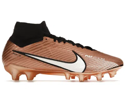 Pre-owned Nike Men's  Zoom Mercurial Superfly 9 Elite Agpro Sneakers In Metallic Copper