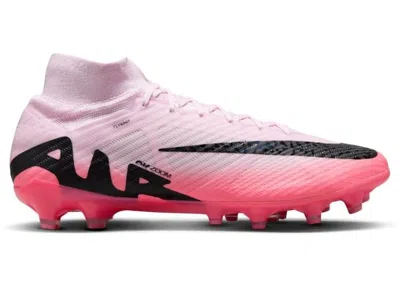 Pre-owned Nike Men's  Zoom Mercurial Superfly 9 Elite Agpro Sneakers In Pink Foam/black In Multi
