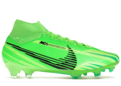 Pre-owned Nike Men's  Zoom Mercurial Superfly 9 Elite Fg Dream Speed Sneakers In Green Strike/stadium Green/bla