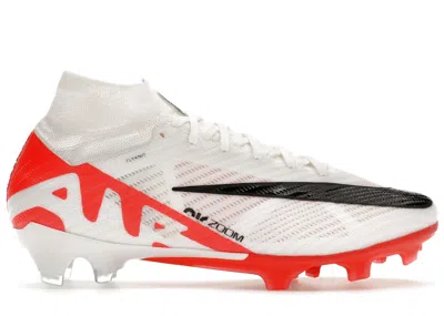Pre-owned Nike Men's  Zoom Mercurial Superfly 9 Elite Fg Ready Pack Sneakers In Bright Crimson/black/white In Multi