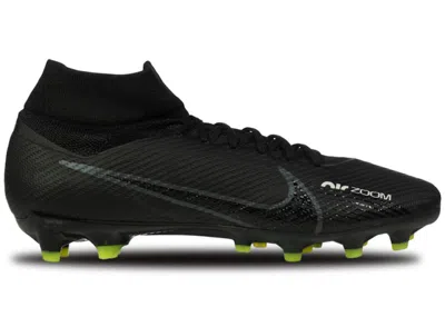 Pre-owned Nike Men's  Zoom Mercurial Superfly 9 Pro Agpro Dark Smoke Grey Sneakers In Black/summit White/volt In Multi