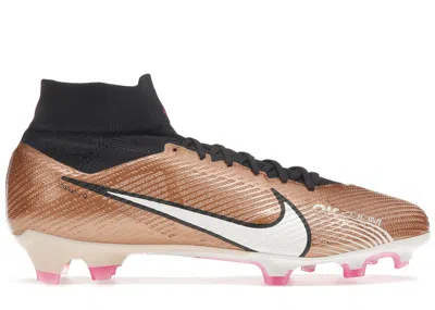 Pre-owned Nike Men's  Zoom Mercurial Superfly 9 Pro Fg Generation Pack Sneakers In Metallic Copper In Brown