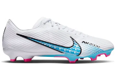 Pre-owned Nike Men's  Zoom Mercurial Vapor 15 Academy Mg Sneakers In White/baltic Blue/hot Punch