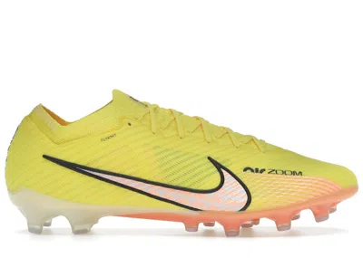Pre-owned Nike Men's  Zoom Mercurial Vapor 15 Elite Agpro Lucent Pack Sneakers In Yellow Strike/volt Ice/coconu In Multi