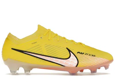 Pre-owned Nike Men's  Zoom Mercurial Vapor 15 Elite Fg Lucent Pack Sneakers In Yellow Strike/doll/coconut Milk