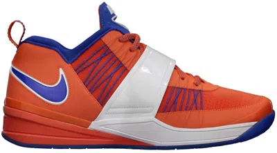 Pre-owned Nike Men's  Zoom Revis Knicks Sneakers In Brilliant Orange/white/game Royal