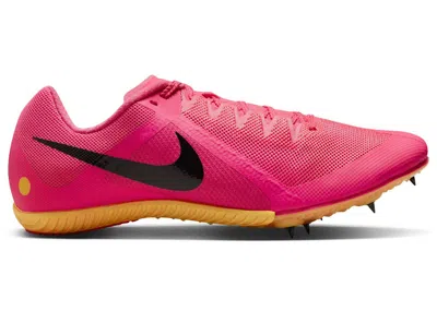Pre-owned Nike Men's  Zoom Rival Sneakers In Hyper Pink/laser Orange/black