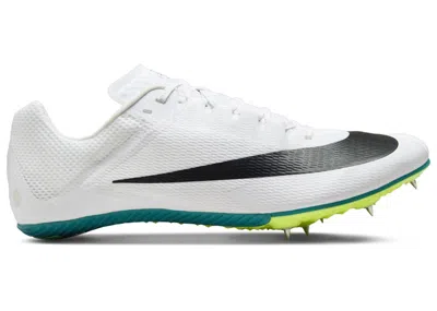 Pre-owned Nike Men's  Zoom Rival Sprint Black Sneakers In White/bright Spruce/vapor Green