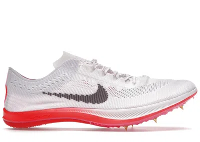 Pre-owned Nike Men's  Zoomx Dragonfly Sprint Spikes Sneakers In White/grey/orange In Multi
