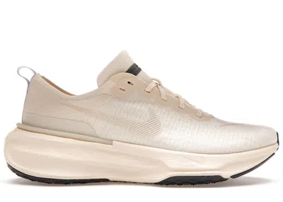 Pre-owned Nike Men's  Zoomx Invincible Run 3 Light Sneakers In Cream/coconut Milk/oxygen Purple In Multi