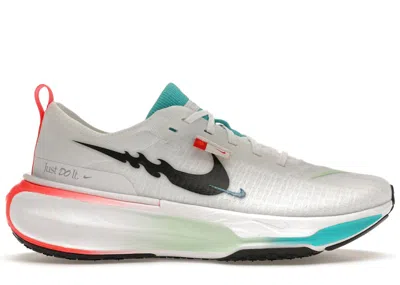 Pre-owned Nike Men's  Zoomx Invincible Run 3 Year Of The Dragon Sneakers In White/dusty Cactus/bright Crimson In Multi