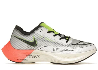 Pre-owned Nike Men's  Zoomx Vaporfly Next% 2 Bright Crimson Sneakers In White/coconut Milk/ghost Green In Multi