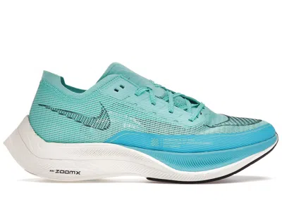 Pre-owned Nike Men's  Zoomx Vaporfly Next% 2 Sneakers In Aurora Green/chlorine Blue/pale Ivory In Multi
