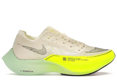 Pre-owned Nike Men's  Zoomx Vaporfly Next% 2 Sneakers In Coconut Milk/ghost Green/mint Foam In Multi