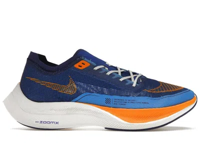 Pre-owned Nike Men's  Zoomx Vaporfly Next% 2 Sneakers In Game Royal/vivid Orange/white