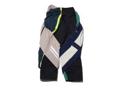 Pre-owned Nike Men's Lab Nrg Dh Layering Track Pant In Grey Green