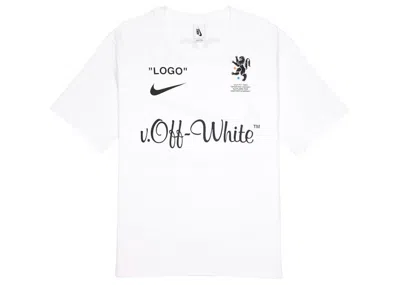 Pre-owned Nike Men's Lab X Off Mercurial Nrg X Tee Shirt In White
