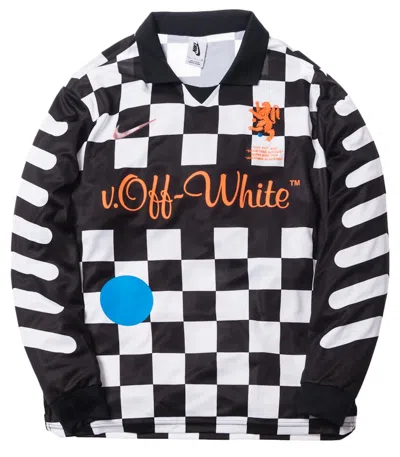 Pre-owned Nike Men's Lab X Offwhite Mercurial Nrg X Fb Jersey In Black