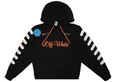 Pre-owned Nike Men's Lab X Offwhite Mercurial Nrg X Hoodie In Black