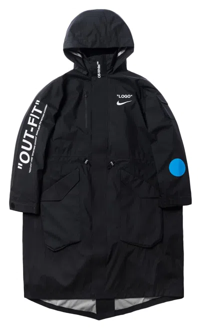 Pre-owned Nike Men's Lab X Offwhite Mercurial Nrg X Jacket Jacket In Black