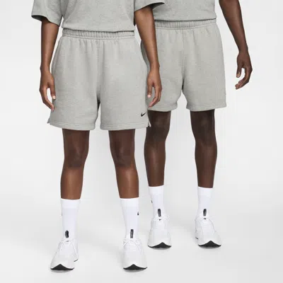 Nike Men's Nocta Cardinal Fleece Shorts In Grey