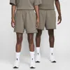 Nike Men's Nocta Cardinal Fleece Shorts In Grey