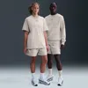 Nike Men's Nocta Cardinal Fleece Shorts In White