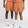 Nike Men's Nocta Cardinal Nylon Shorts In Orange