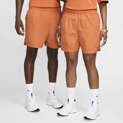 Nike Men's Nocta Cardinal Nylon Shorts In Orange