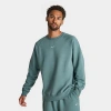 Nike Men's Nocta Fleece Crewneck Sweatshirt In Mineral Slate/faded Spruce