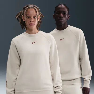 Nike Men's Nocta Fleece Cs Crew In White