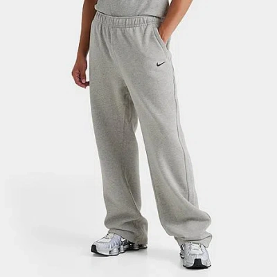 Nike Men's Nocta Fleece Cs Open-hem Sweatpants In Gray