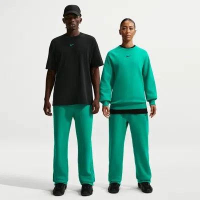Nike Men's Nocta Nocta Fleece Cs Open-hem Sweatpants In Green