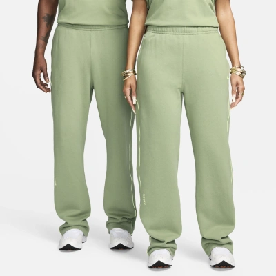 Nike Men's Nocta Open-hem Fleece Pants In Green