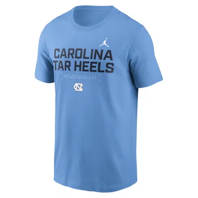 Nike Men's North Carolina Courtside Basketball Jordan Brand Dri-fit College T-shirt In Multi