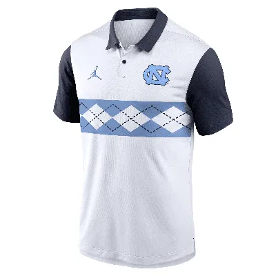 Nike Men's North Carolina Tar Heels Vapor  Brand Dri-fit College Polo In White