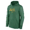 NIKE MEN'S OAKLAND ATHLETICS AUTHENTIC COLLECTION PRACTICE  THERMA MLB PULLOVER HOODIE,1015594834