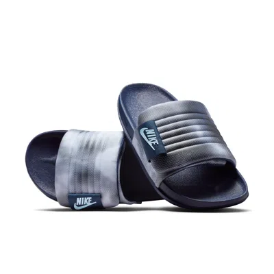Nike Men's Offcourt Adjust Slides In Blue