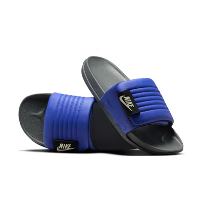 Nike Men's Offcourt Adjust Slides In Blue